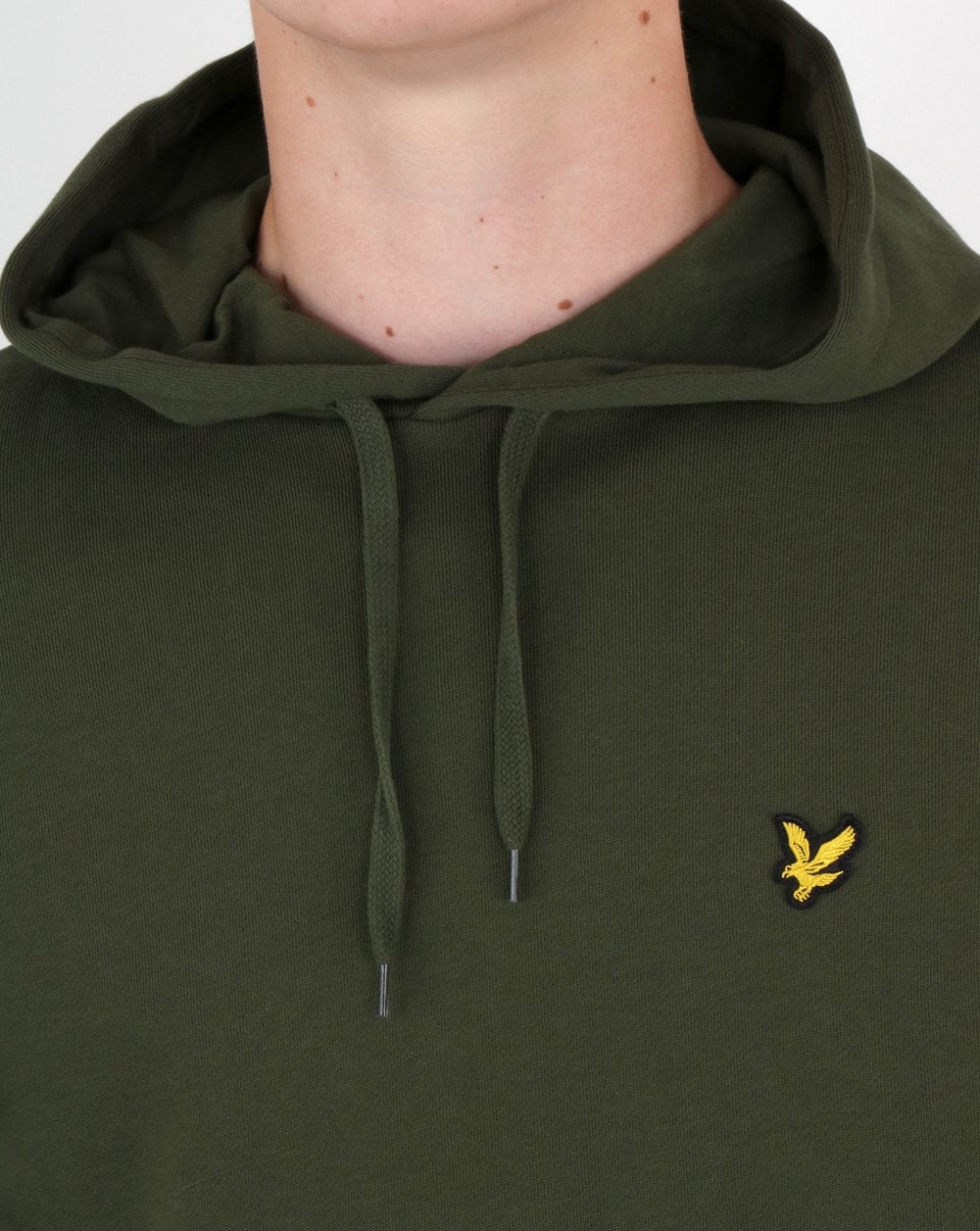 Lyle And Scott Hoodie Olive Green - Image 2