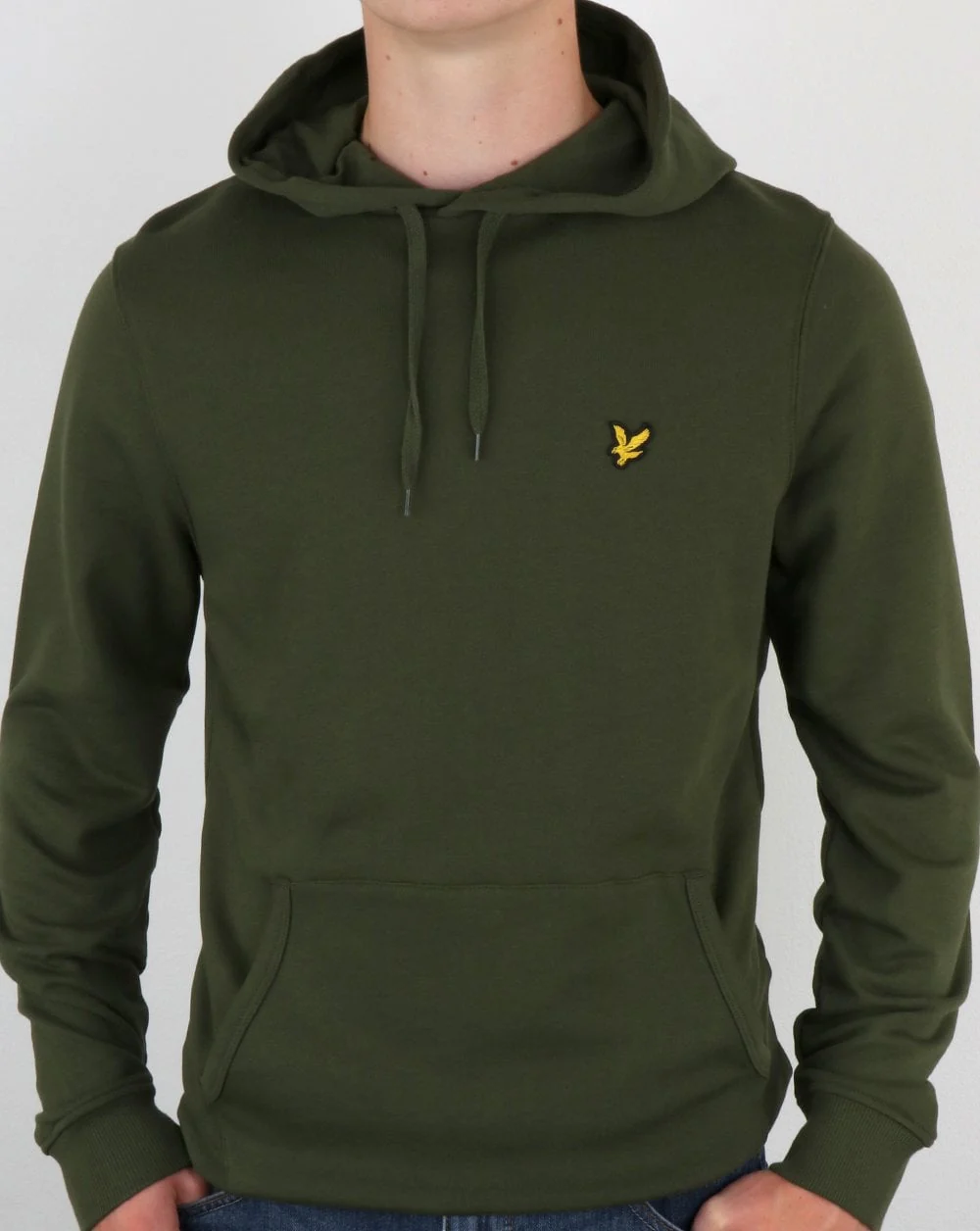 Lyle And Scott Hoodie Olive Green - Image 4