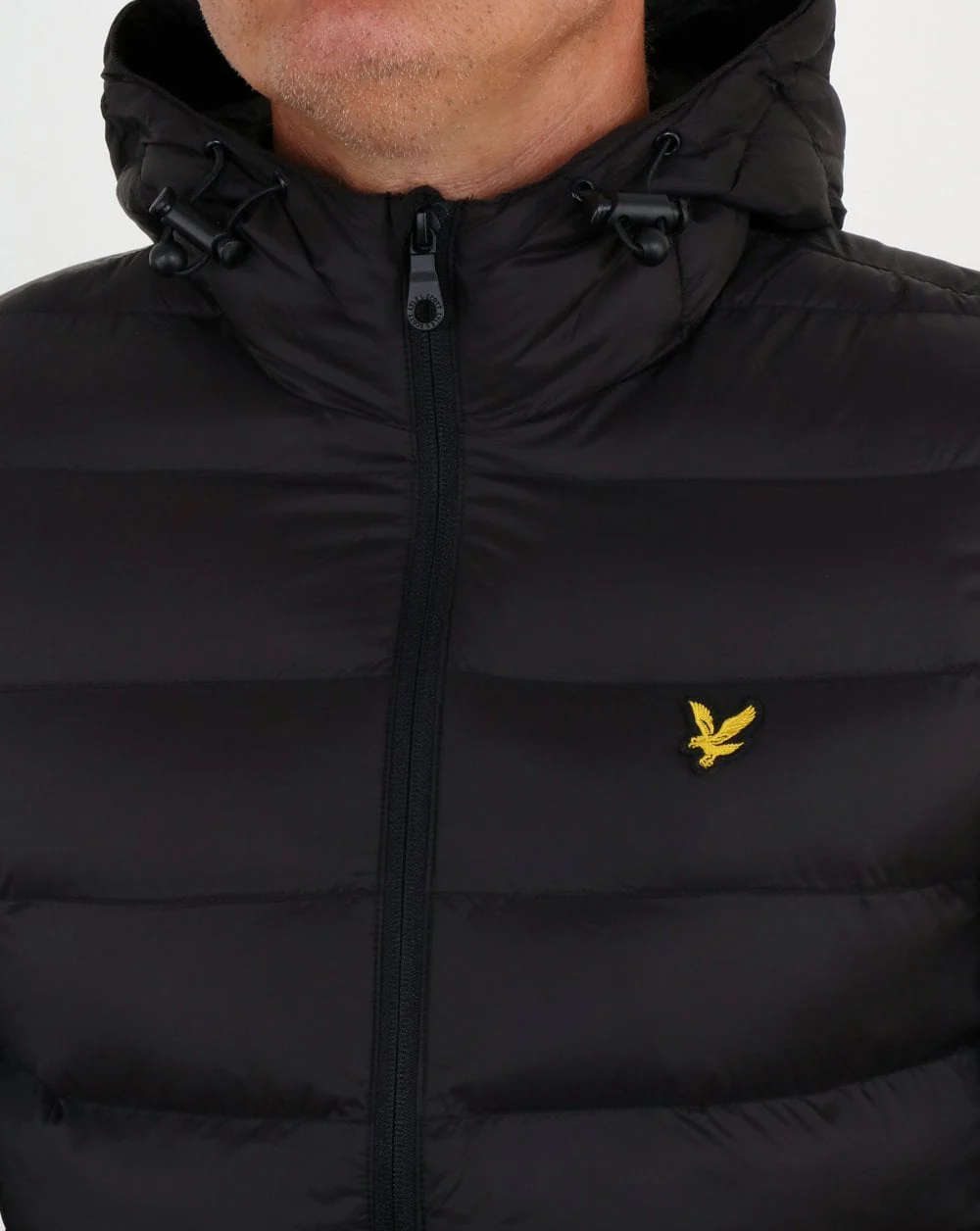 Lyle And Scott Lightweight Puffer Jacket Black - Image 2