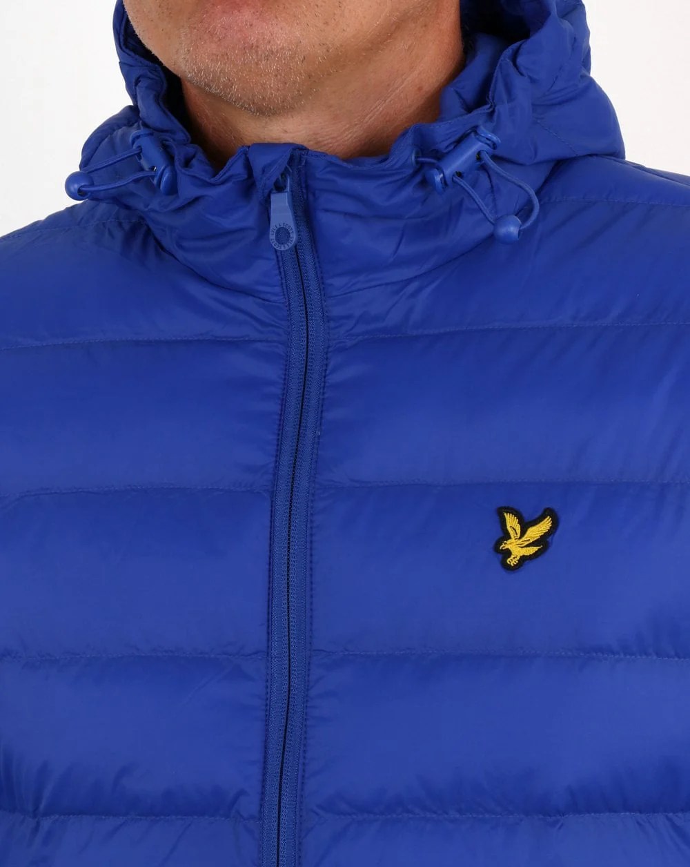 Lyle And Scott Lightweight Puffer Jacket Duke Blue - Image 2