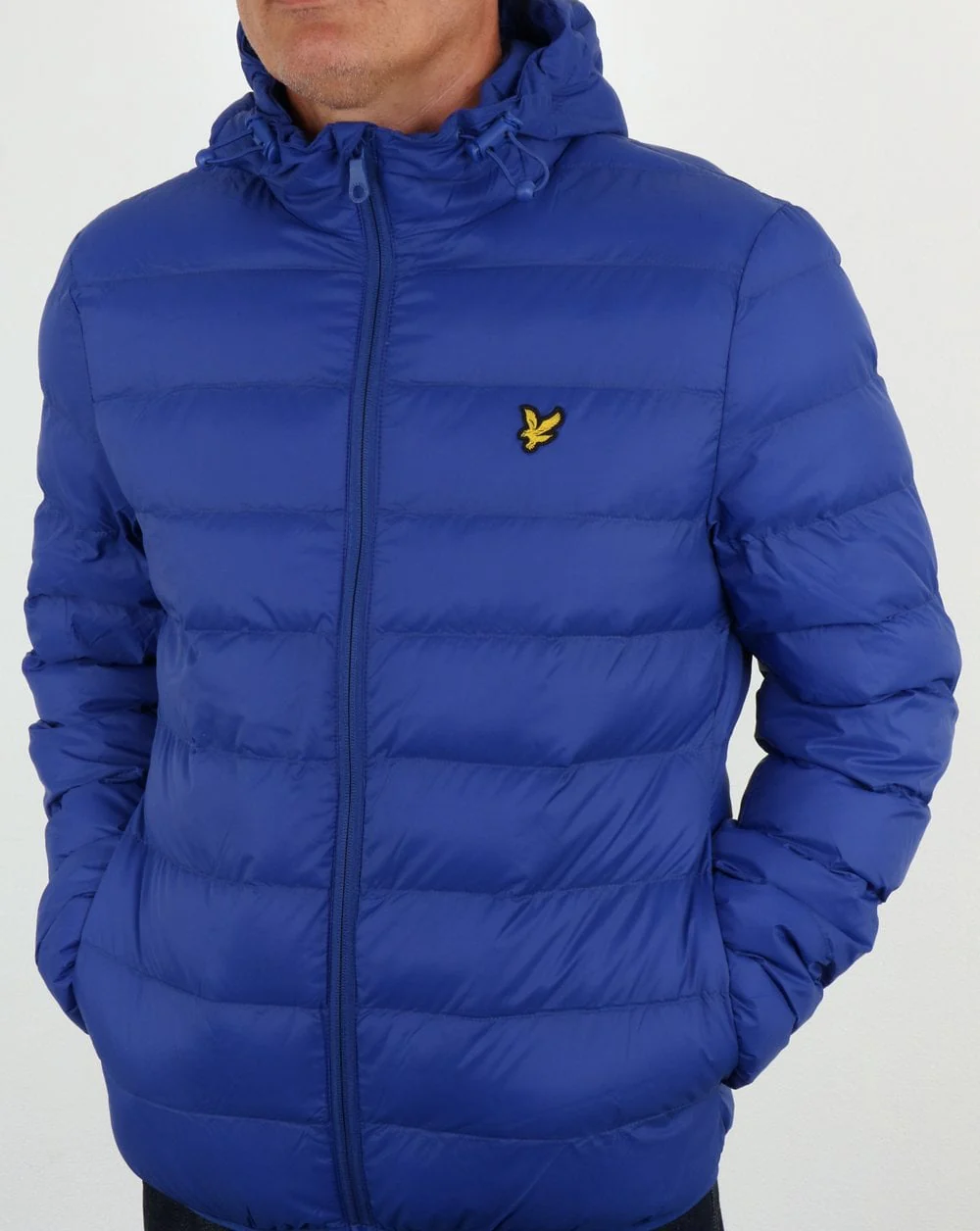 Lyle And Scott Lightweight Puffer Jacket Duke Blue - Image 3