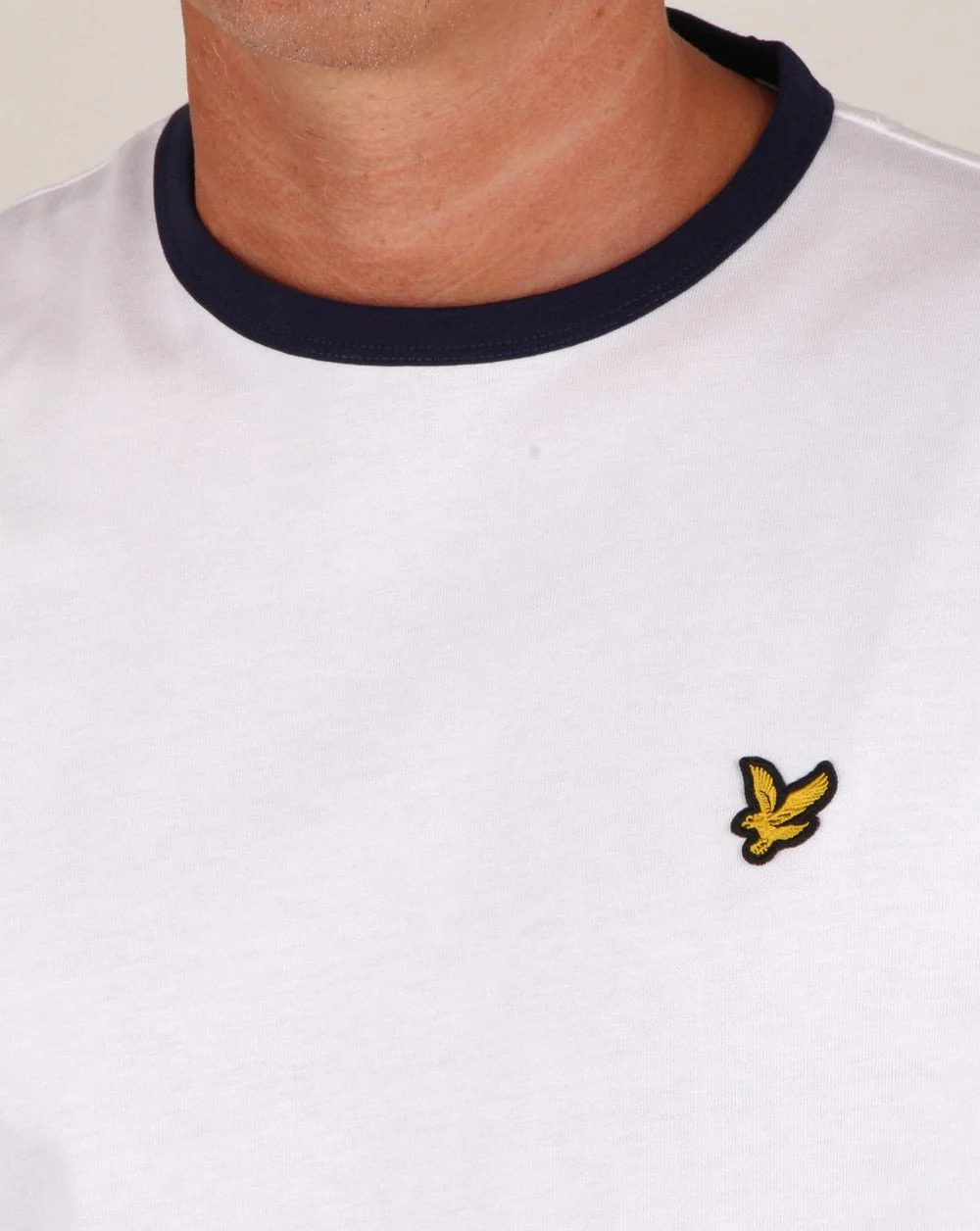 Lyle And Scott Long Sleeve Ringer T-shirt White - Image 2