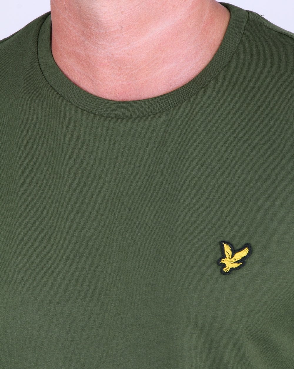 Lyle And Scott Long Sleeve T-shirt Woodland Green - Image 3
