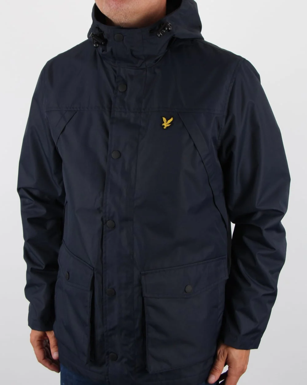 Lyle And Scott Micro Fleece Lined Jacket Navy
