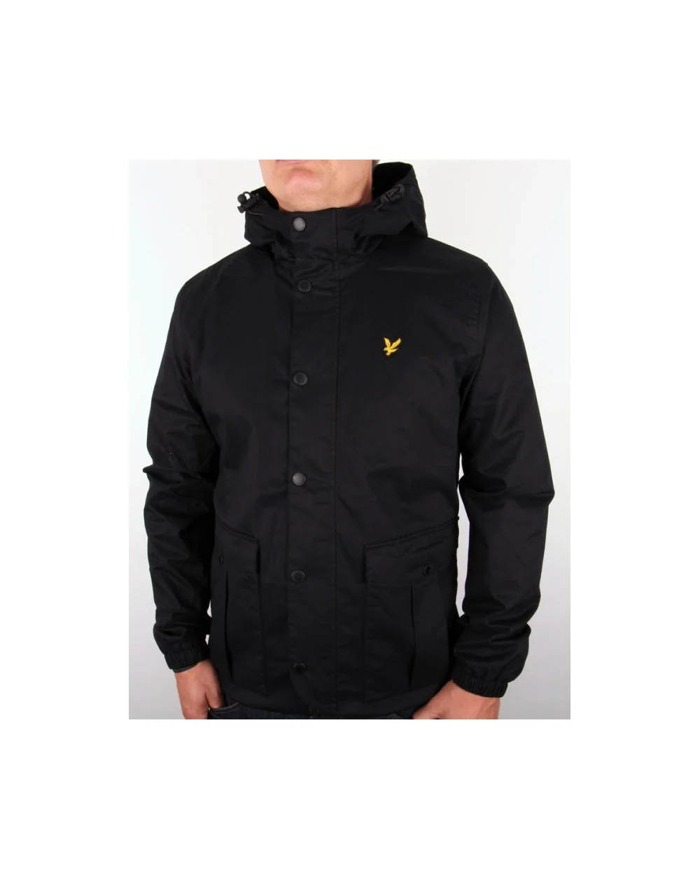 Lyle And Scott Microfleece Lined Jacket True Black