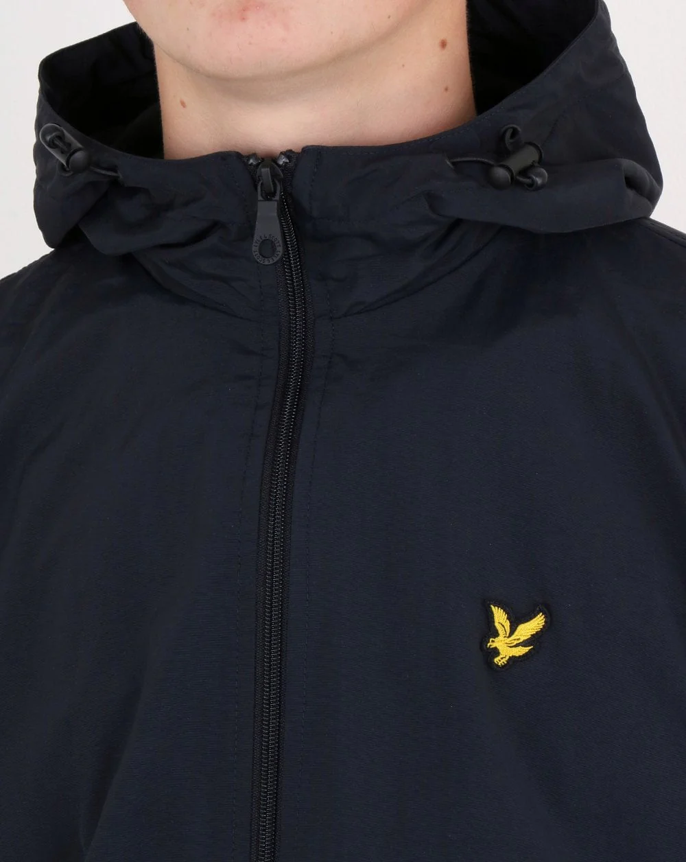 Lyle And Scott Microfleece Lined Zip Through Jacket Black - Image 2