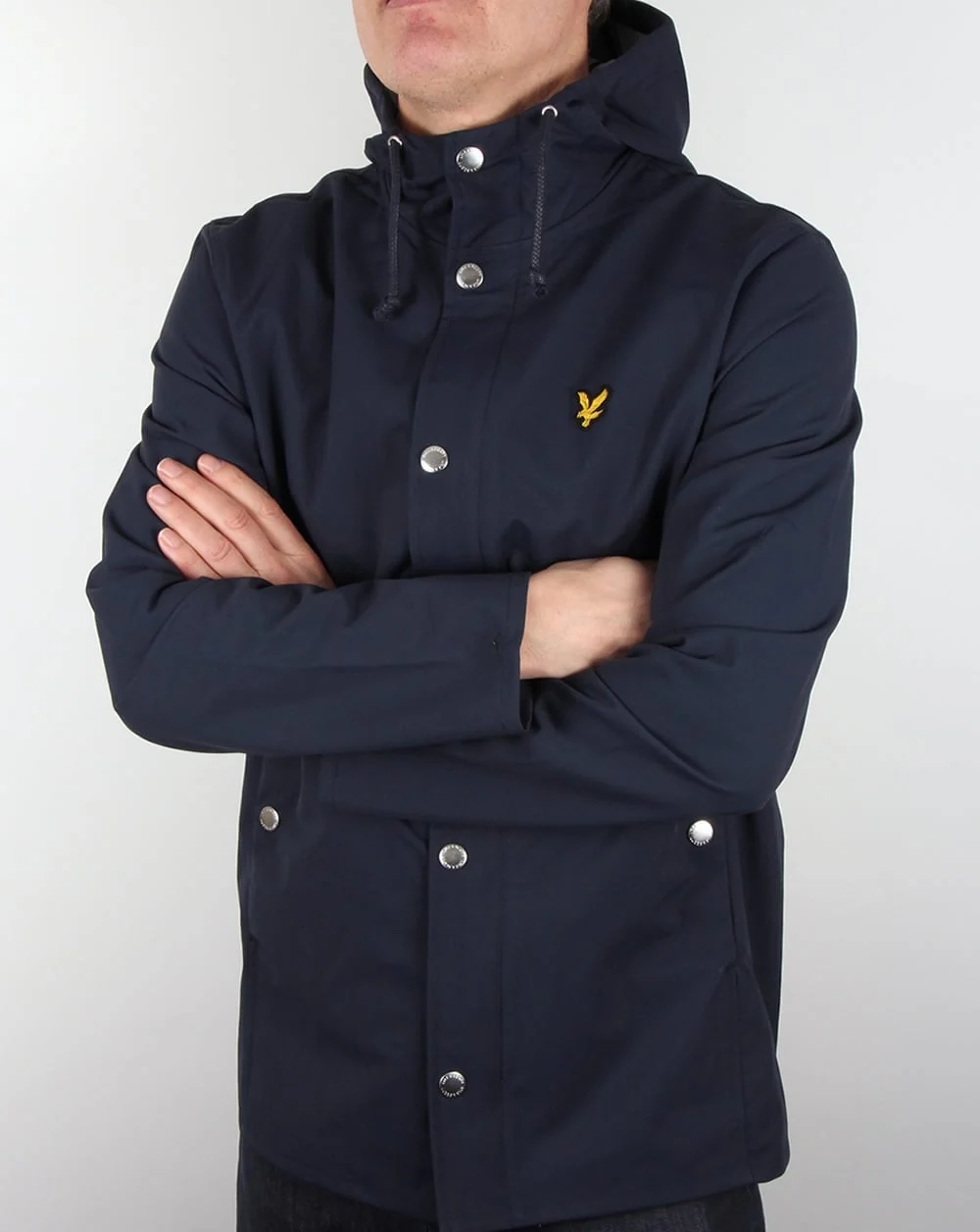 Lyle And Scott Navy Raincoat - Image 4