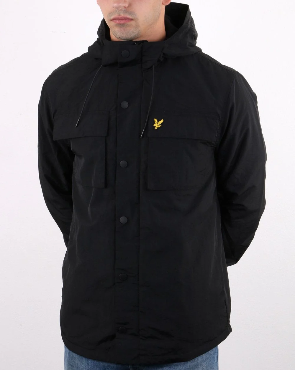 Lyle And Scott Pocket Jacket True Black - Image 4