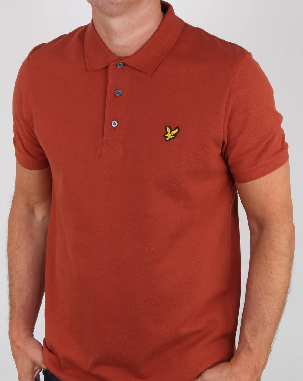 Lyle And Scott Polo Shirt Brown Spice