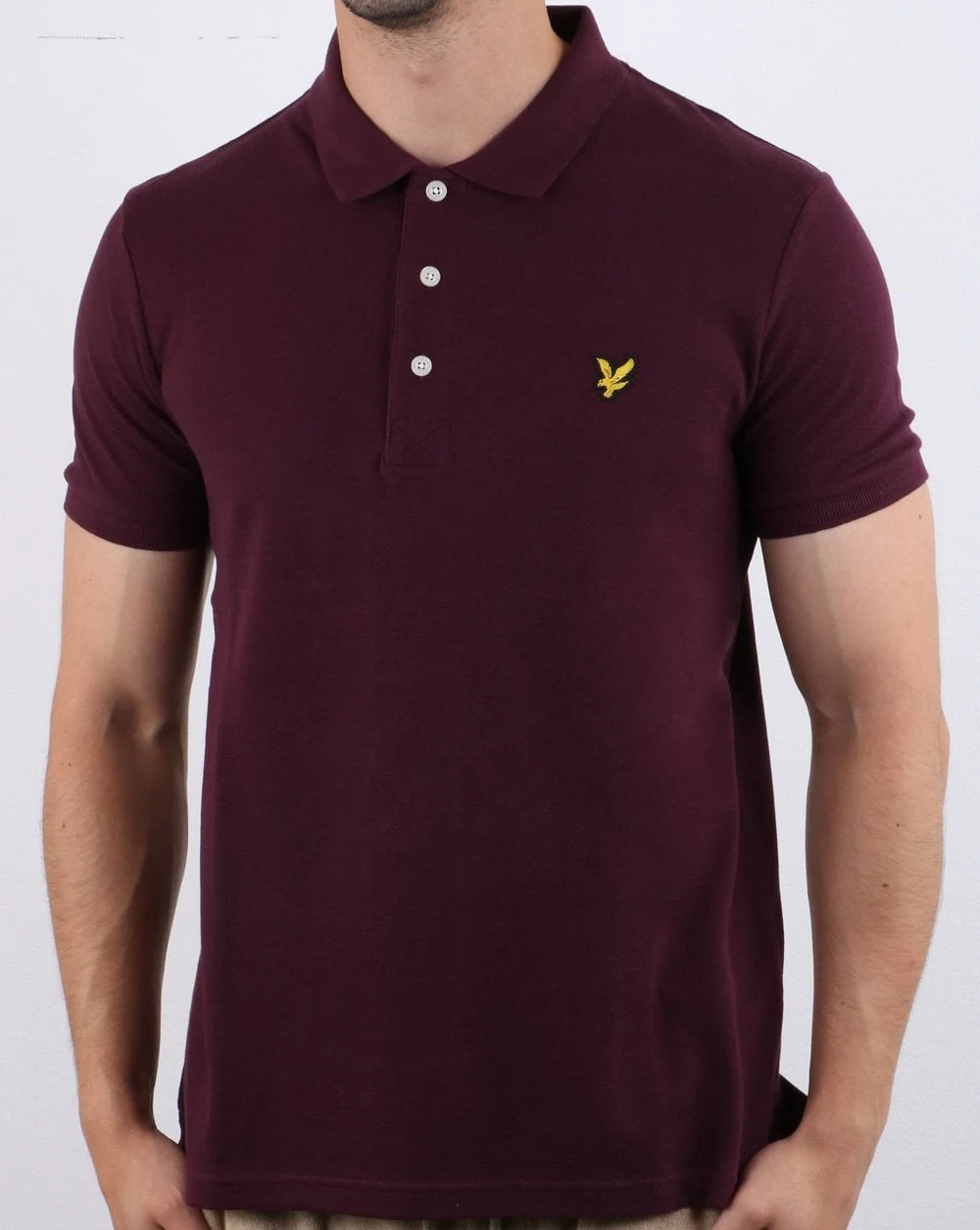 Lyle And Scott Polo Shirt Burgundy