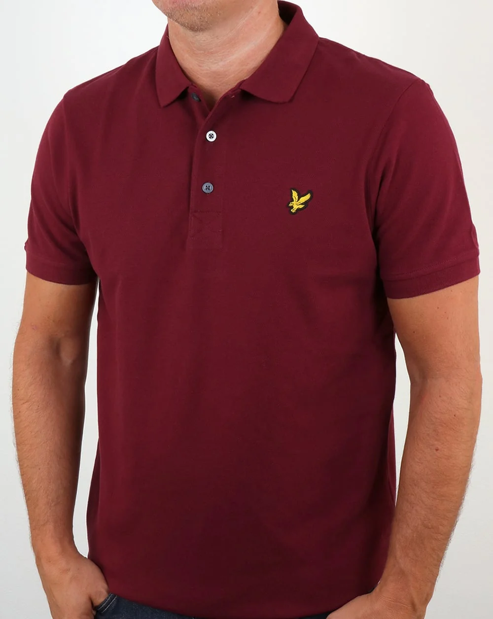 Lyle And Scott Polo Shirt Claret
