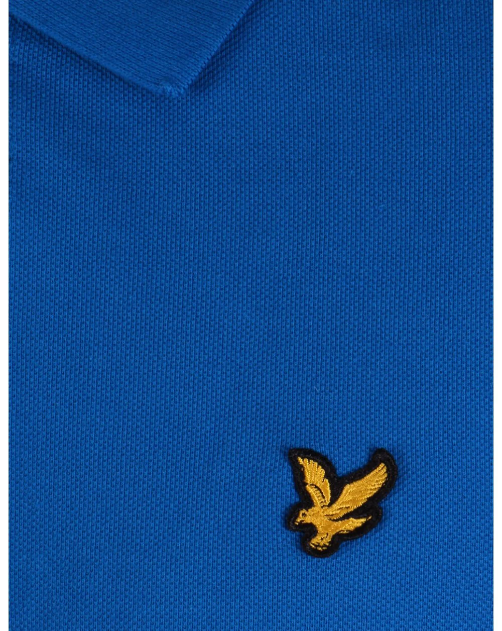 Lyle And Scott Polo Shirt Deep Cobalt - Image 3