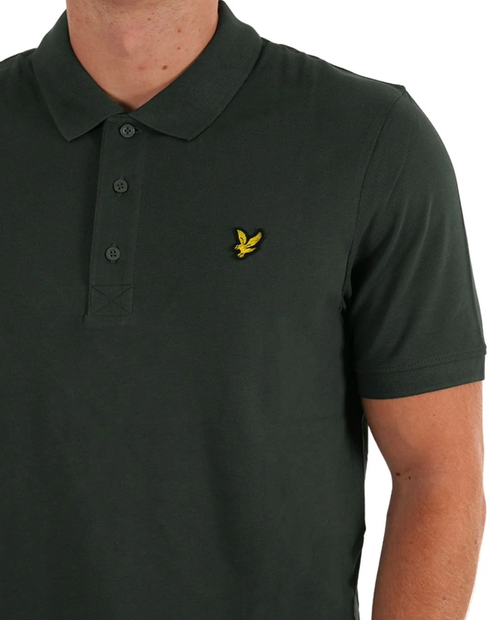 Lyle And Scott Polo Shirt Deep Green - Image 2