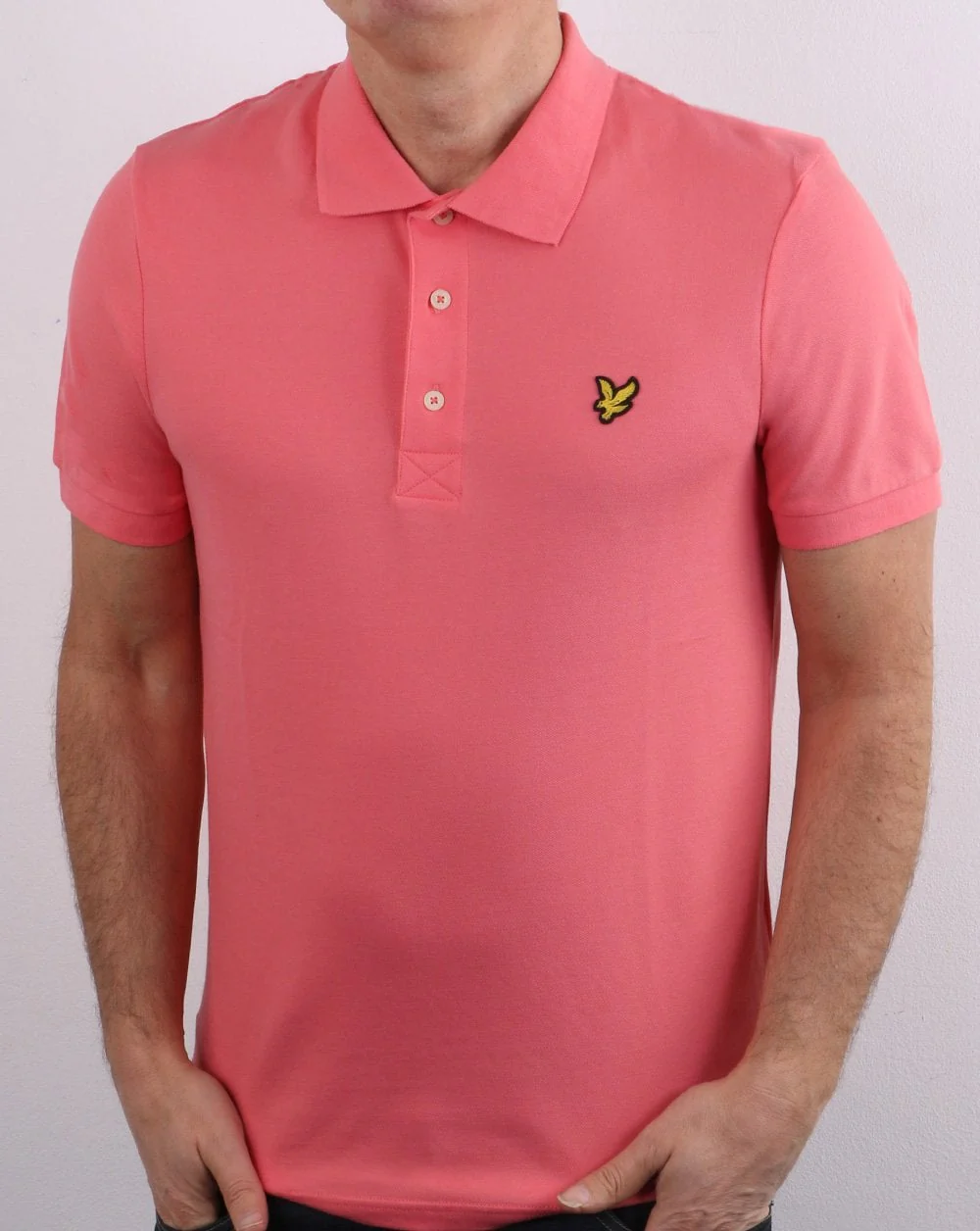 Lyle And Scott Polo Shirt Deep Pink