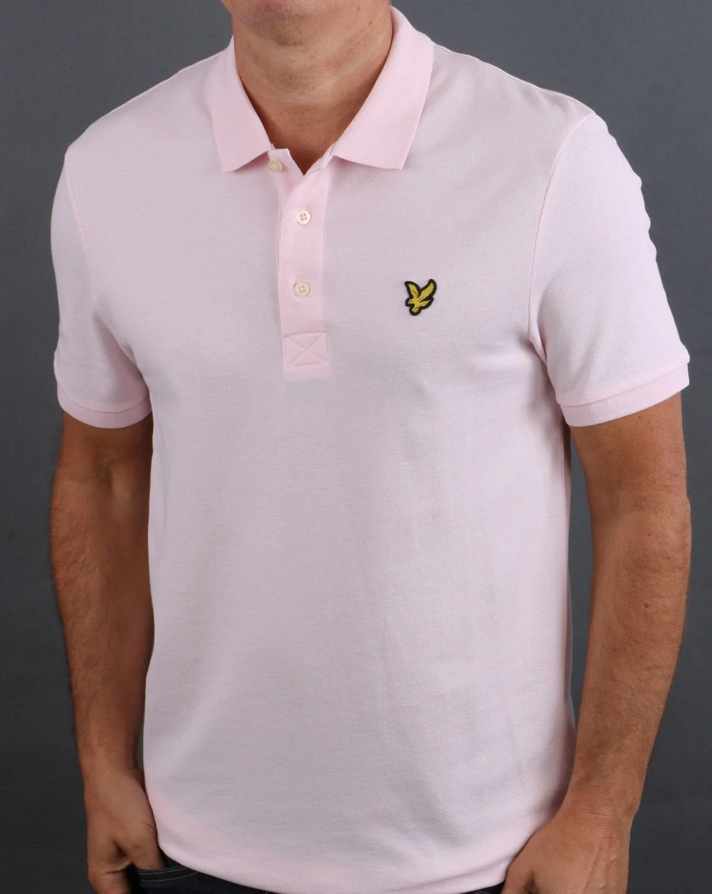 Lyle And Scott Polo Shirt Light Pink - Image 4