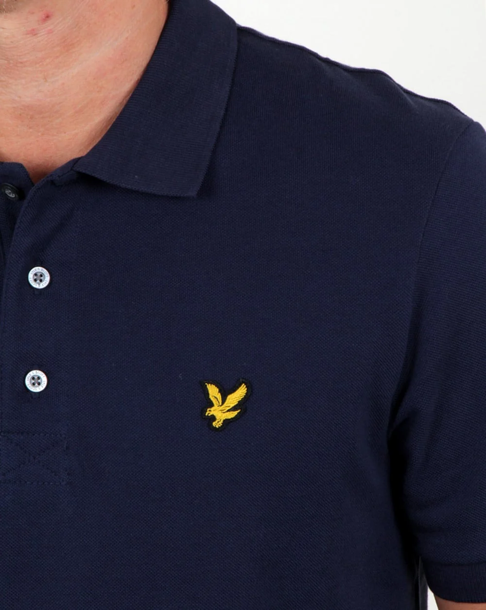 Lyle And Scott Polo Shirt Navy - Image 2