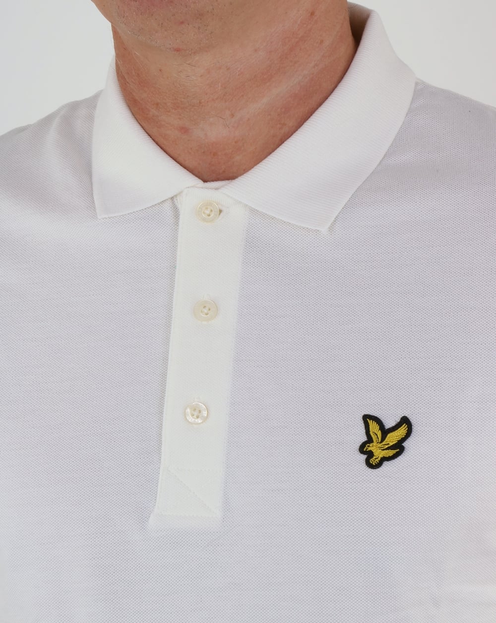 Lyle And Scott Polo Shirt Off White - Image 2