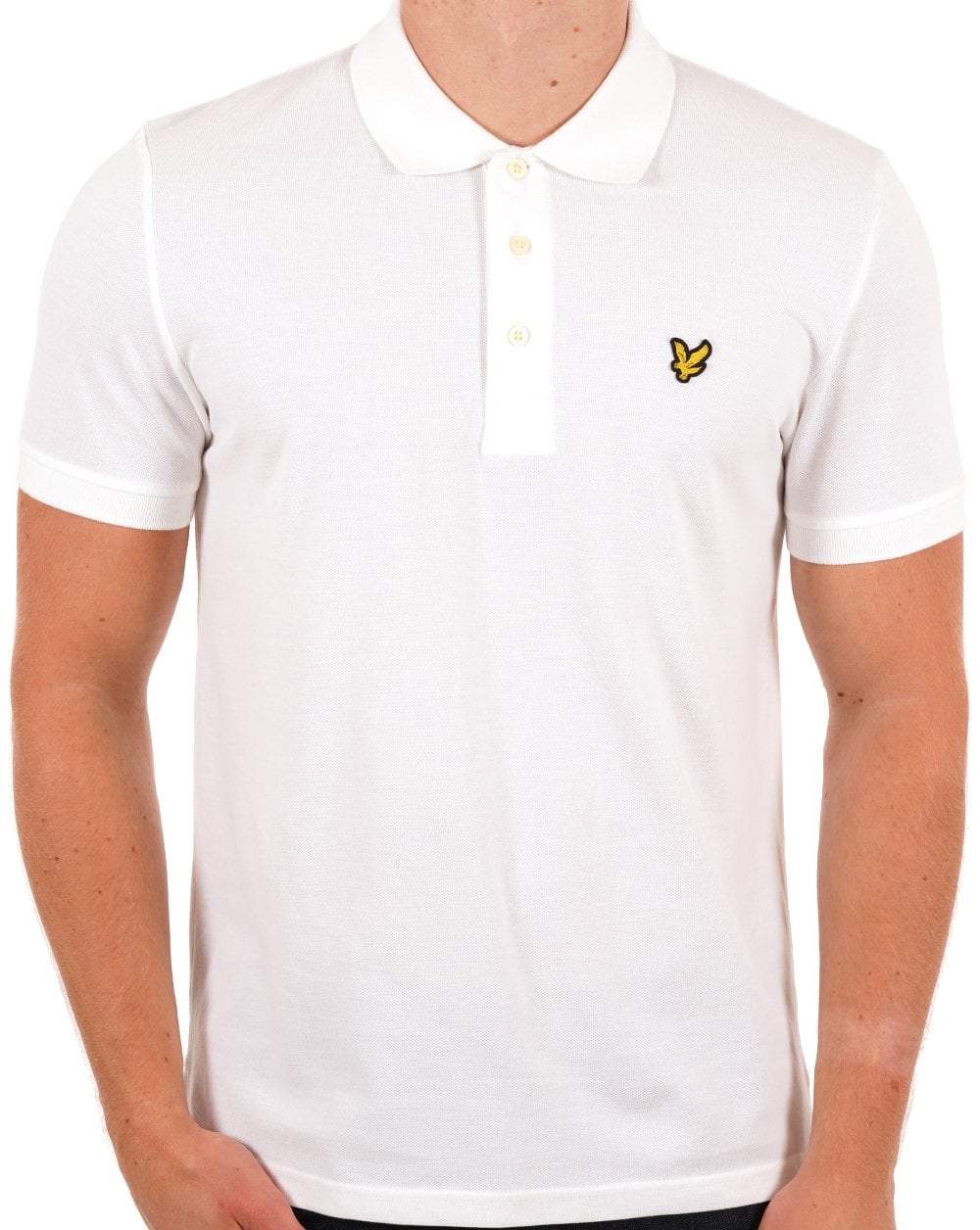 Lyle And Scott Polo Shirt White - Image 3