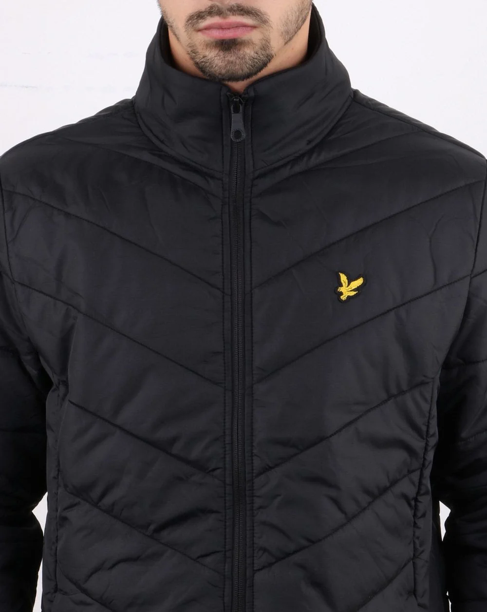Lyle And Scott Puffer Jacket Black - Image 3