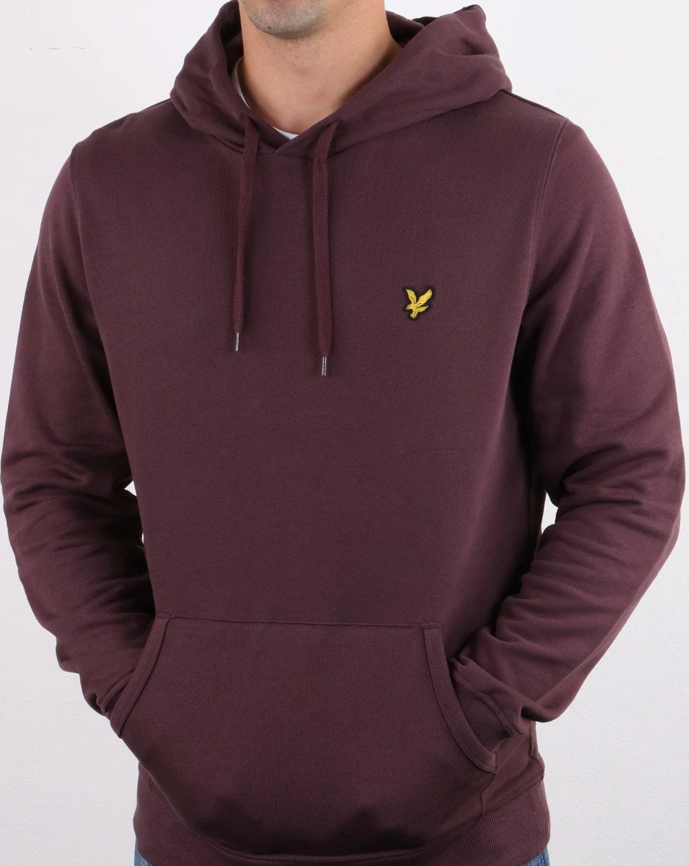 Lyle And Scott Pullover Hoodie Berry - Image 3