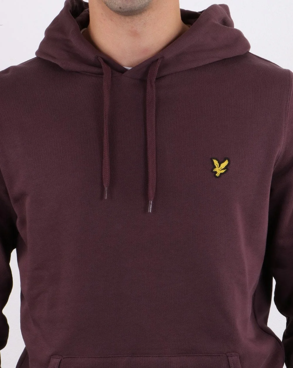 Lyle And Scott Pullover Hoodie Berry - Image 4