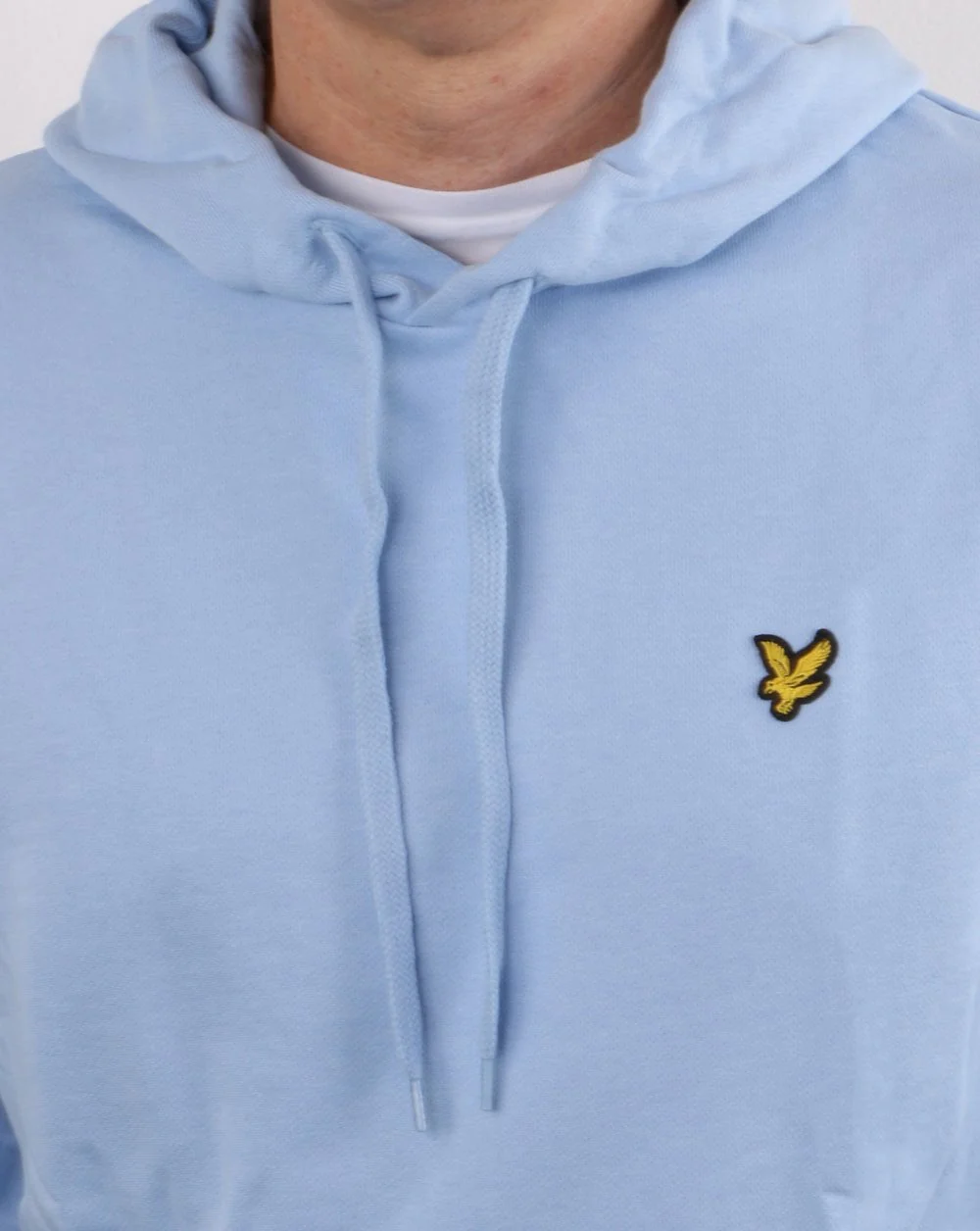 Lyle And Scott Pullover Hoodie Pool Blue - Image 3