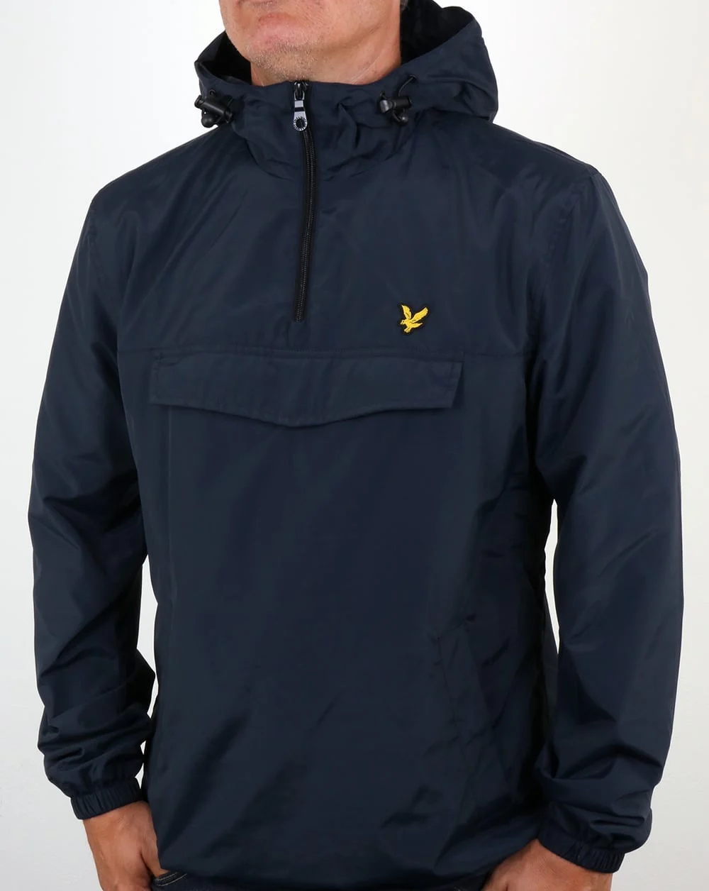 Lyle And Scott Qtr Zip Jacket Navy