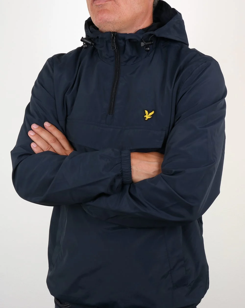 Lyle And Scott Qtr Zip Jacket Navy - Image 4