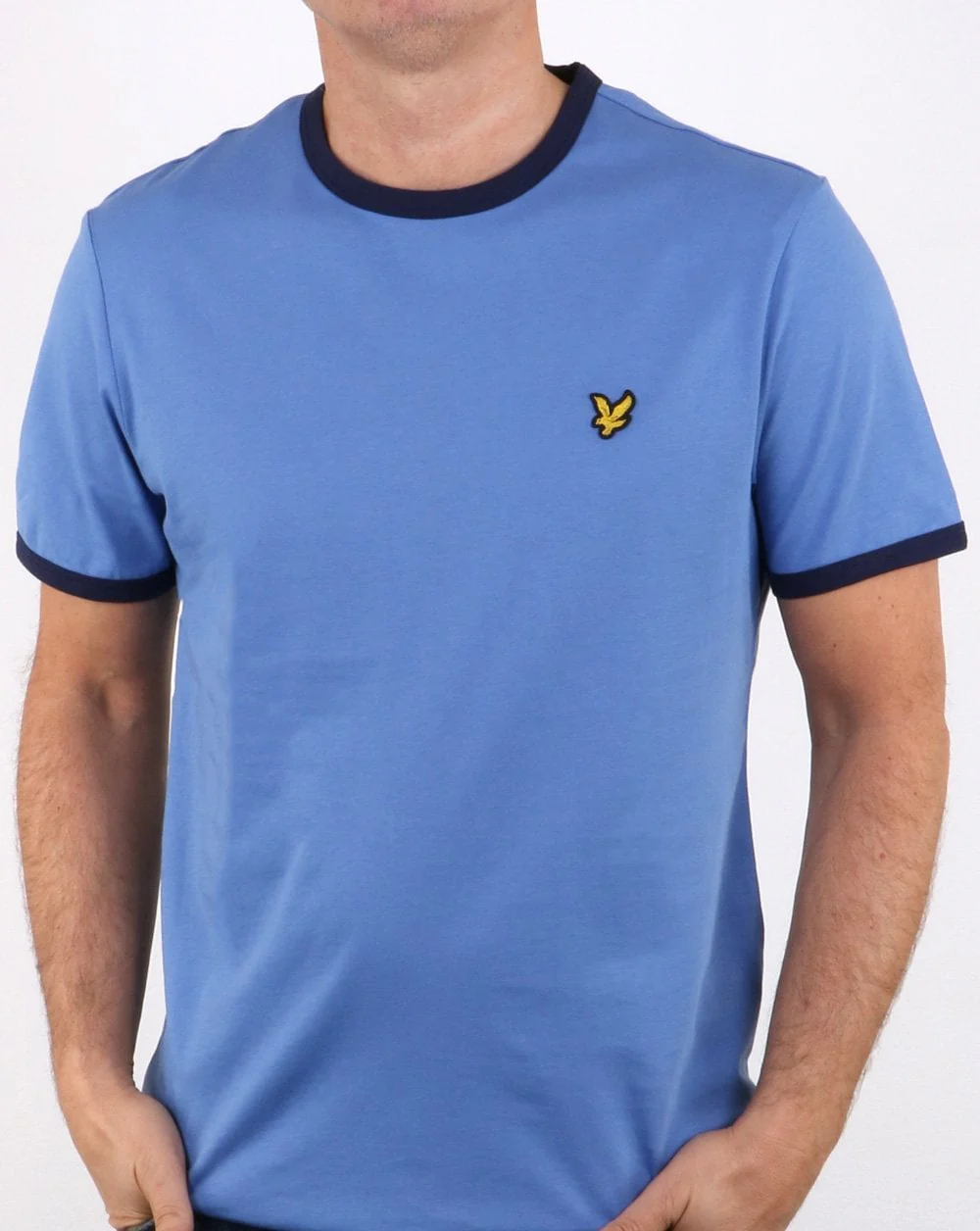 Lyle And Scott Ringer T Shirt Blue/navy - Image 2