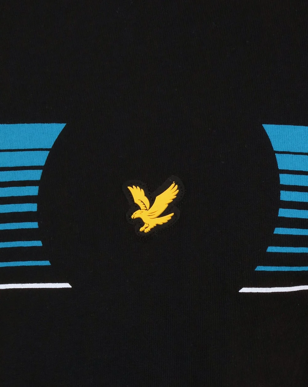 Lyle And Scott Robson Graphic T Shirt True Black - Image 3