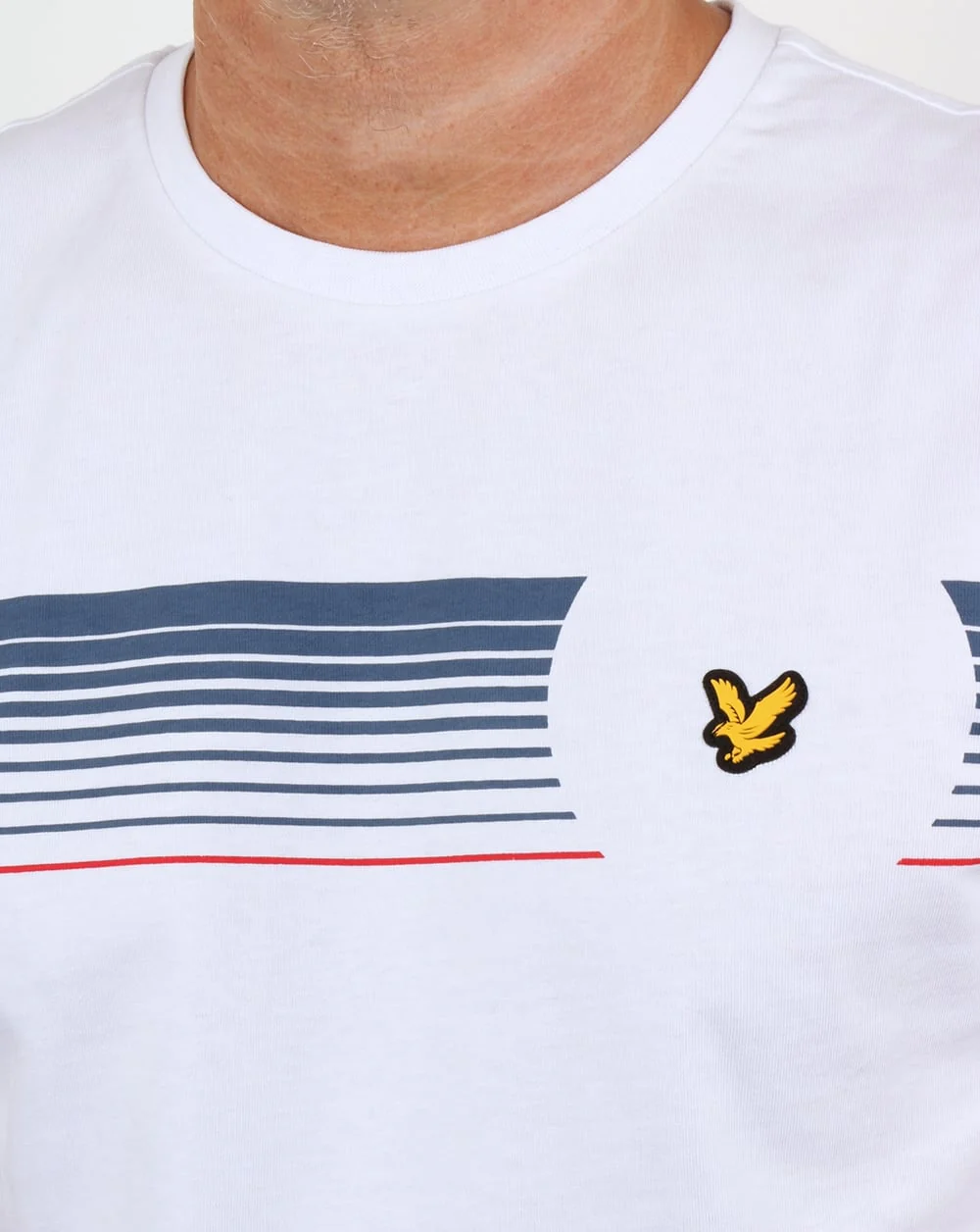 Lyle And Scott Robson Graphic T Shirt White - Image 2