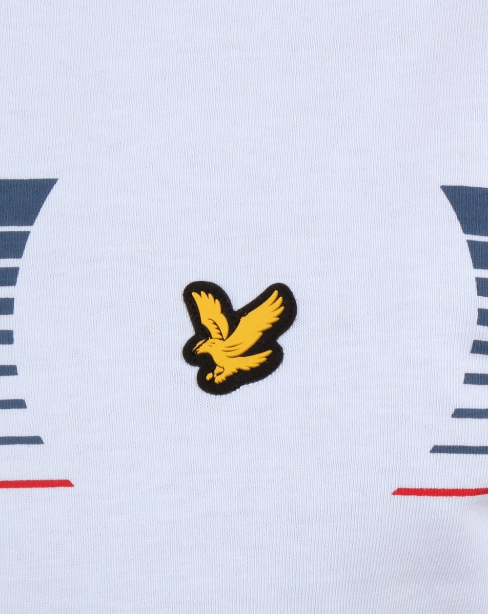 Lyle And Scott Robson Graphic T Shirt White - Image 3