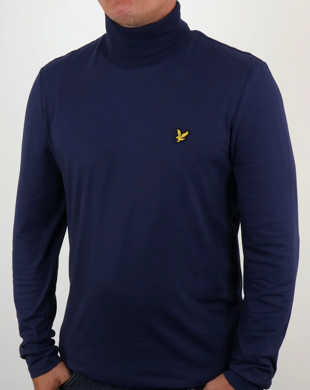 Lyle And Scott Roll Neck Navy