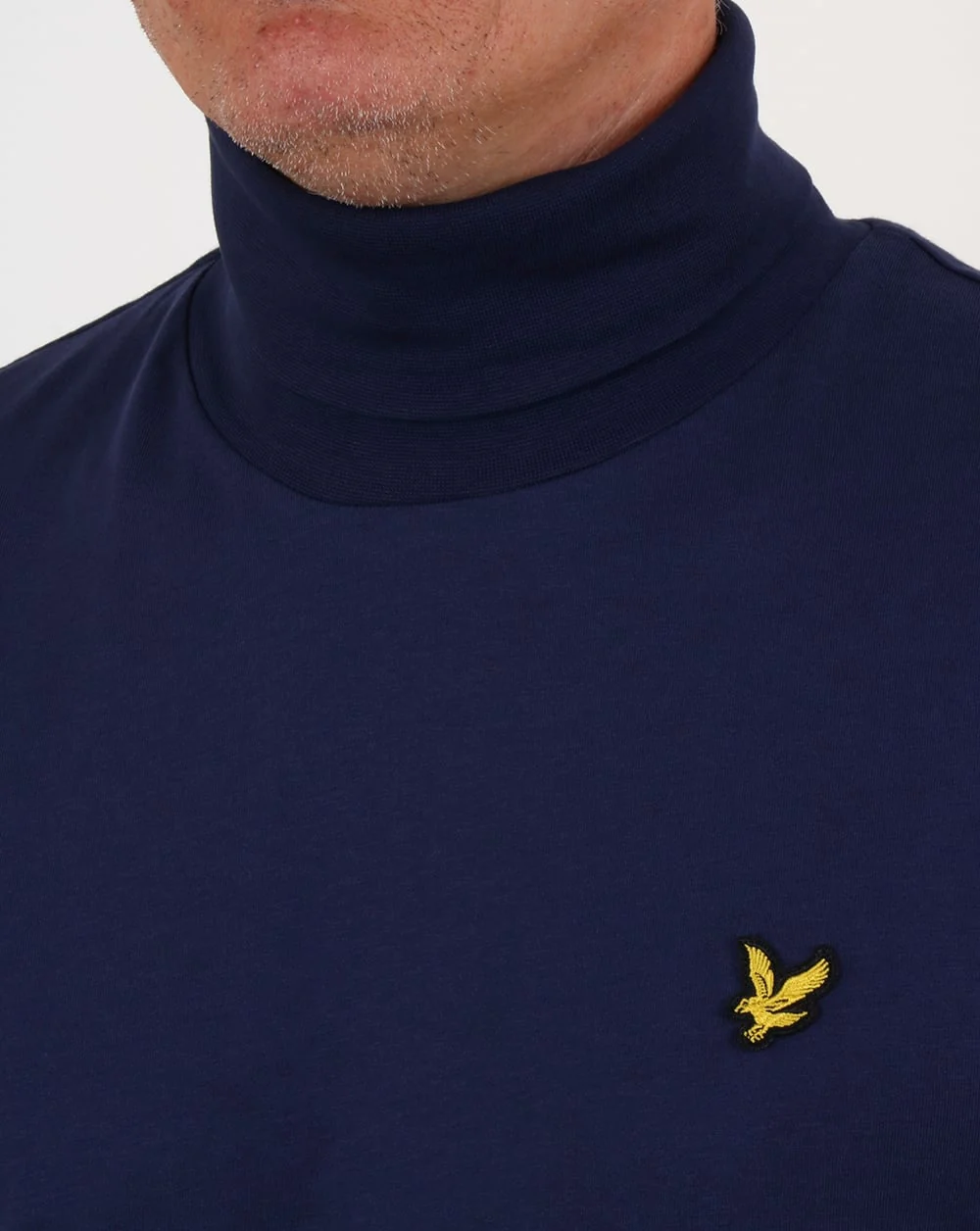 Lyle And Scott Roll Neck Navy - Image 2