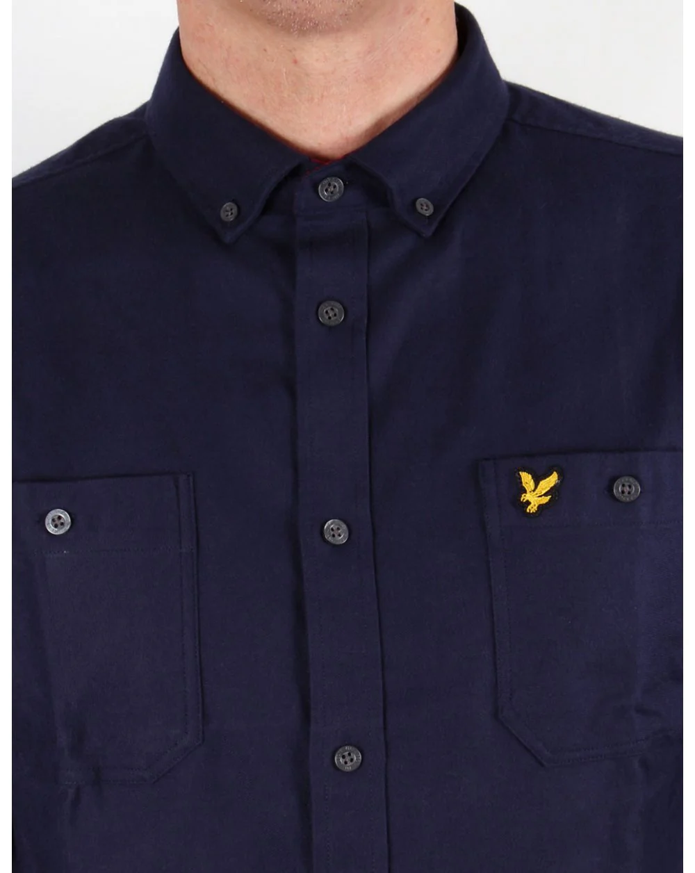 Lyle And Scott Shirt Navy Blue - Image 2