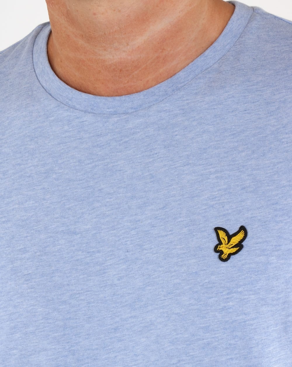 Lyle And Scott T-shirt Blue Marl - Image 2