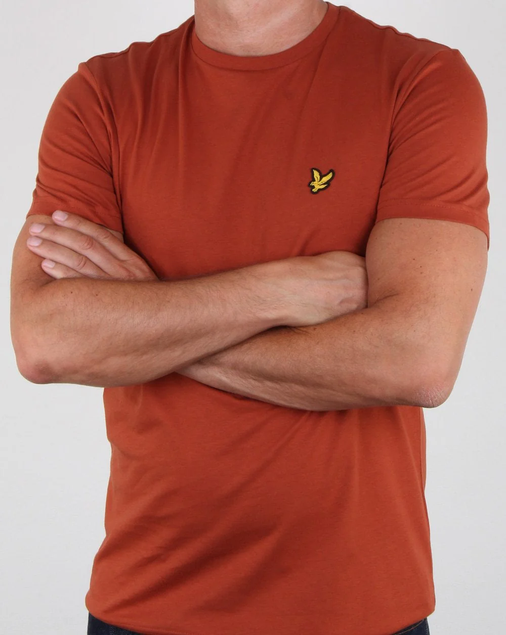 Lyle And Scott T-shirt Brown Spice - Image 3