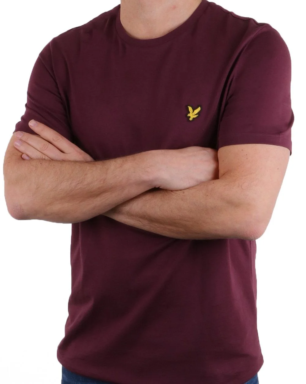 Lyle And Scott T-shirt Burgundy - Image 2