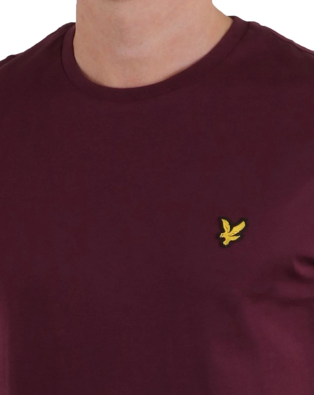 Lyle And Scott T-shirt Burgundy - Image 3