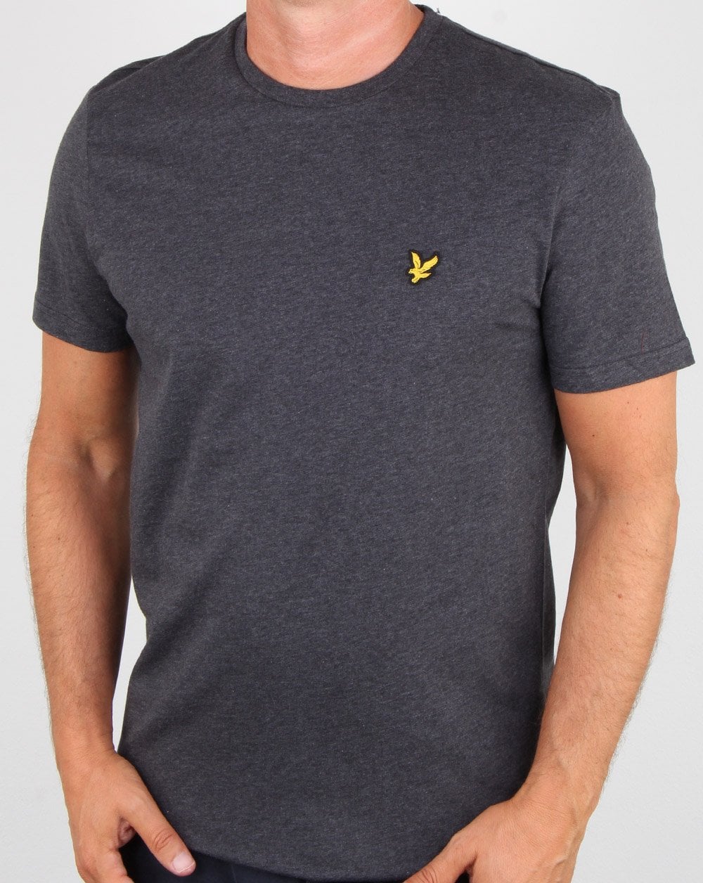 Lyle And Scott T-shirt Charcoal Marl - Image 3