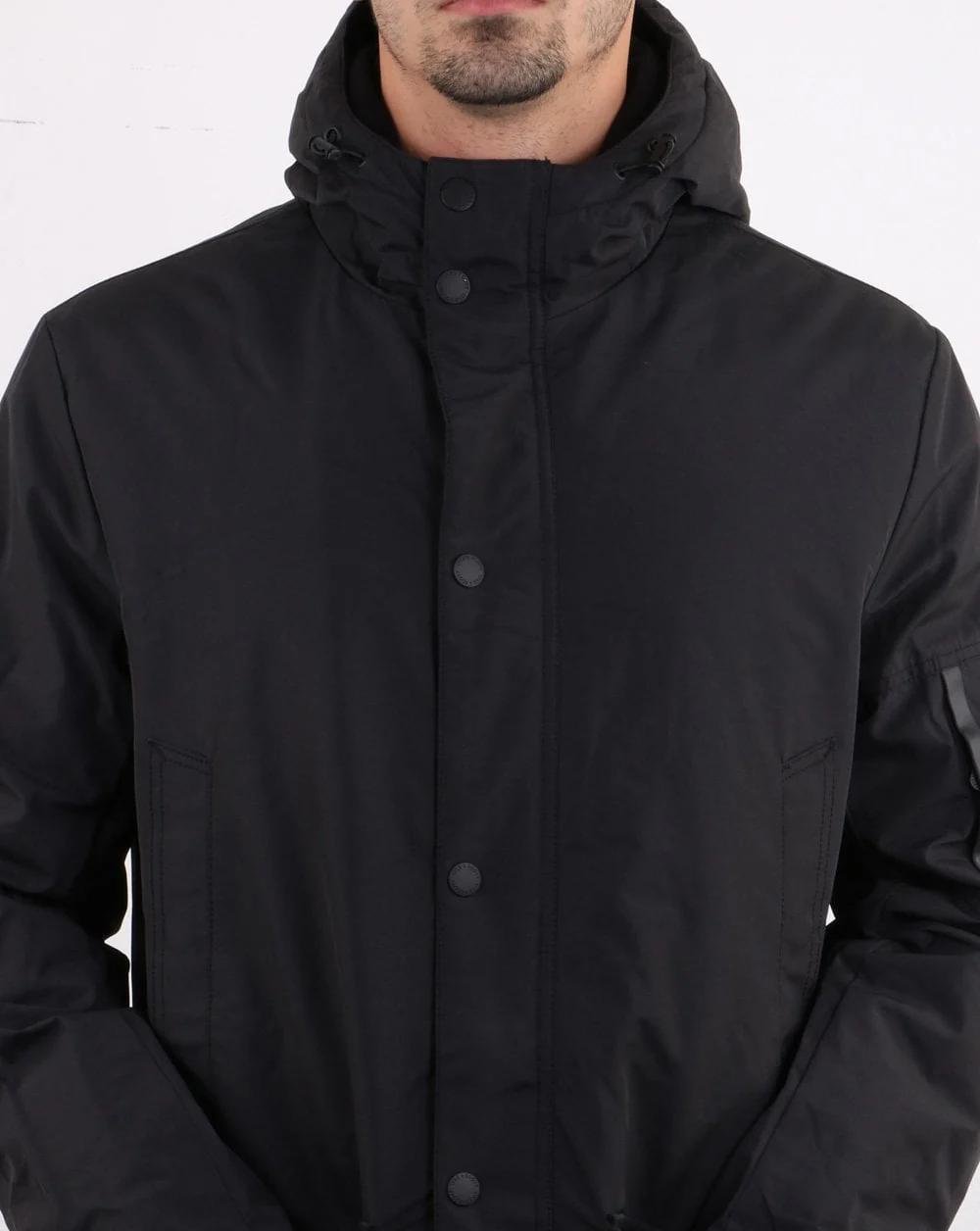 Lyle And Scott Technical Parka True Black - Image 4