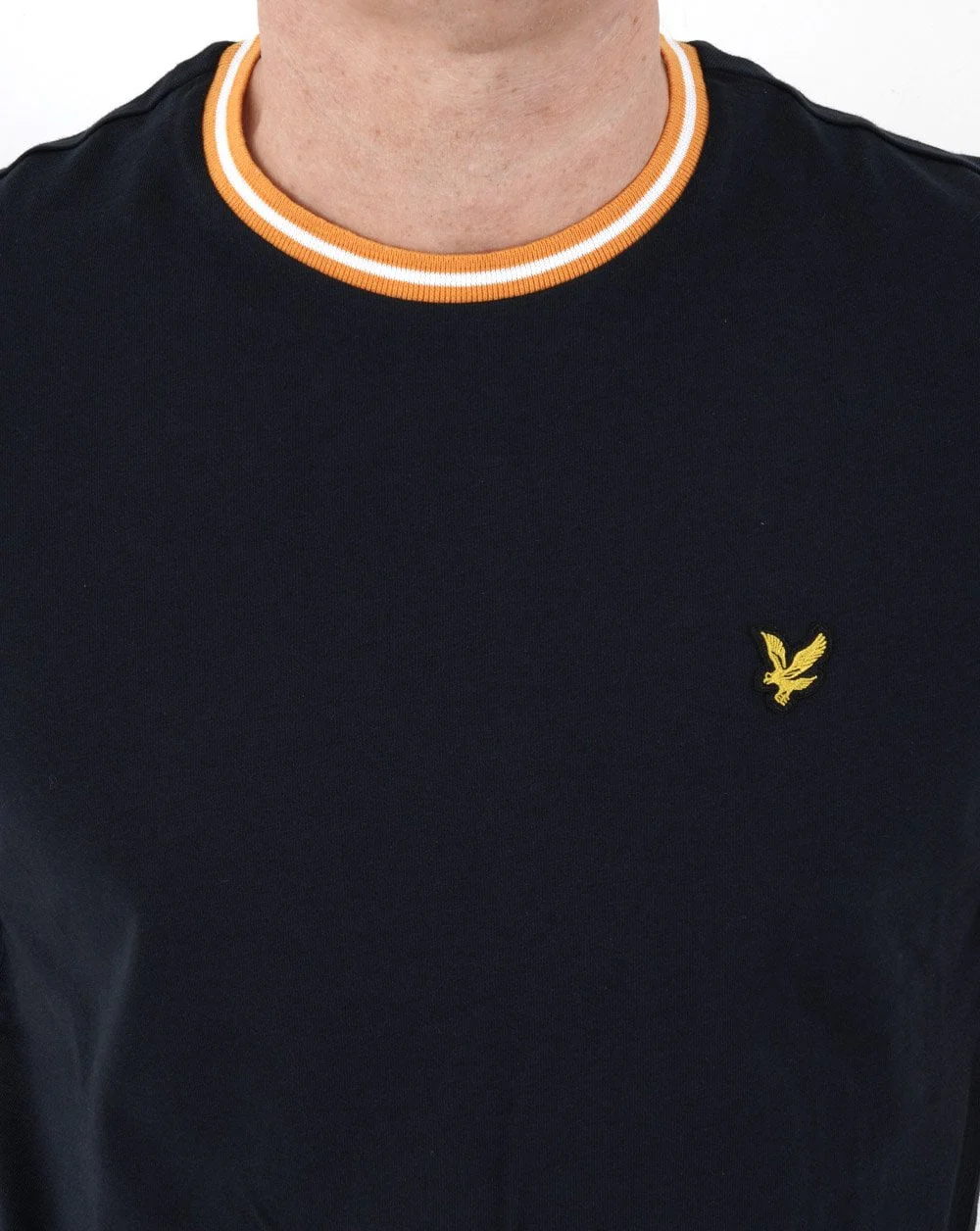 Lyle And Scott Tipped T-shirt Dark Navy - Image 2