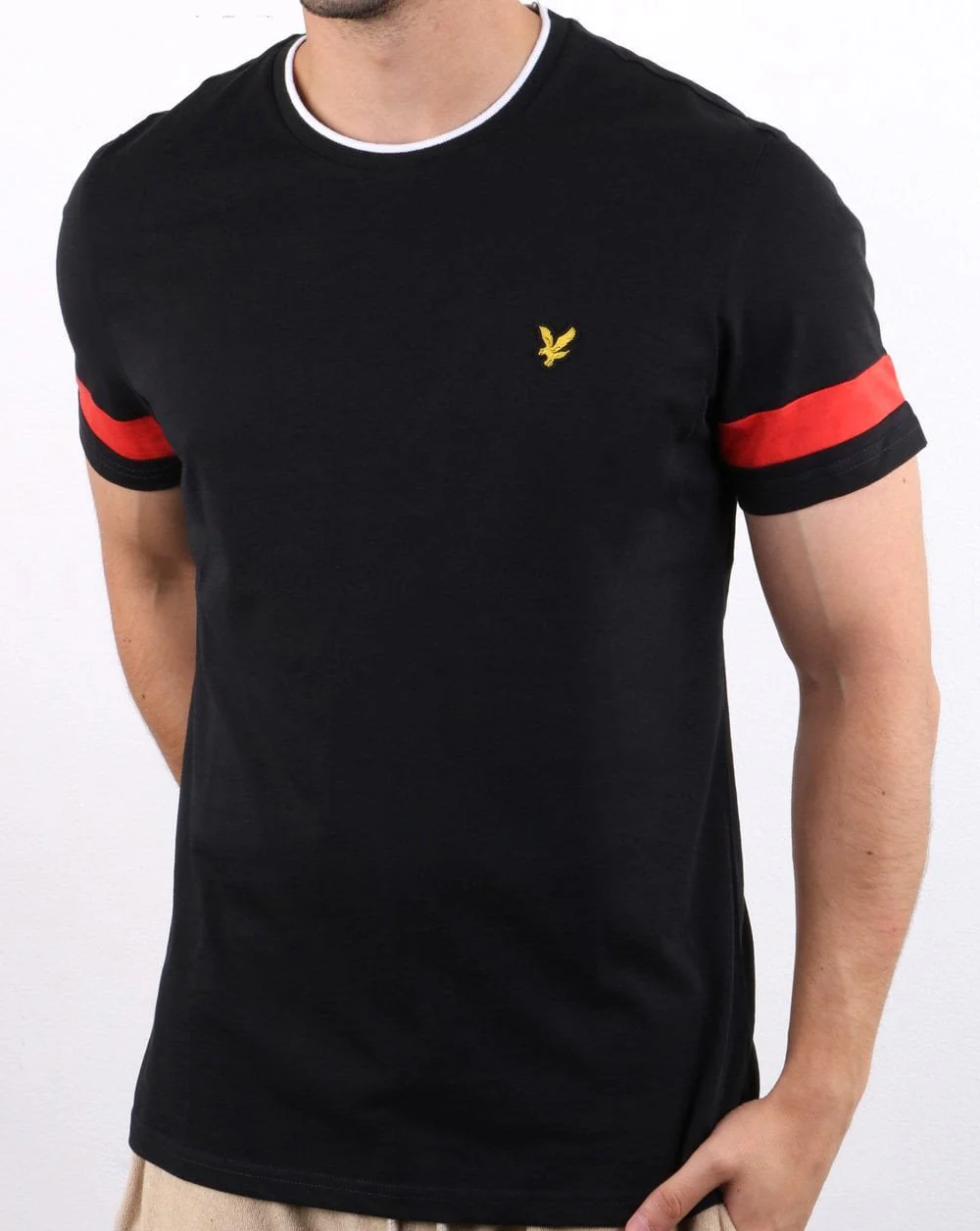 Lyle And Scott Tipped T-shirt True Black - Image 2