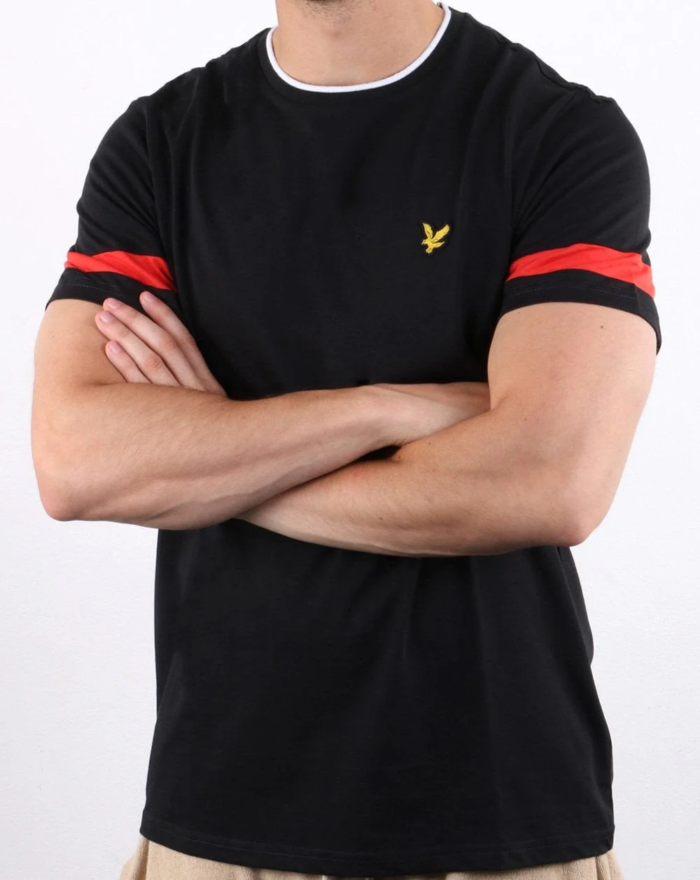 Lyle And Scott Tipped T-shirt True Black - Image 3