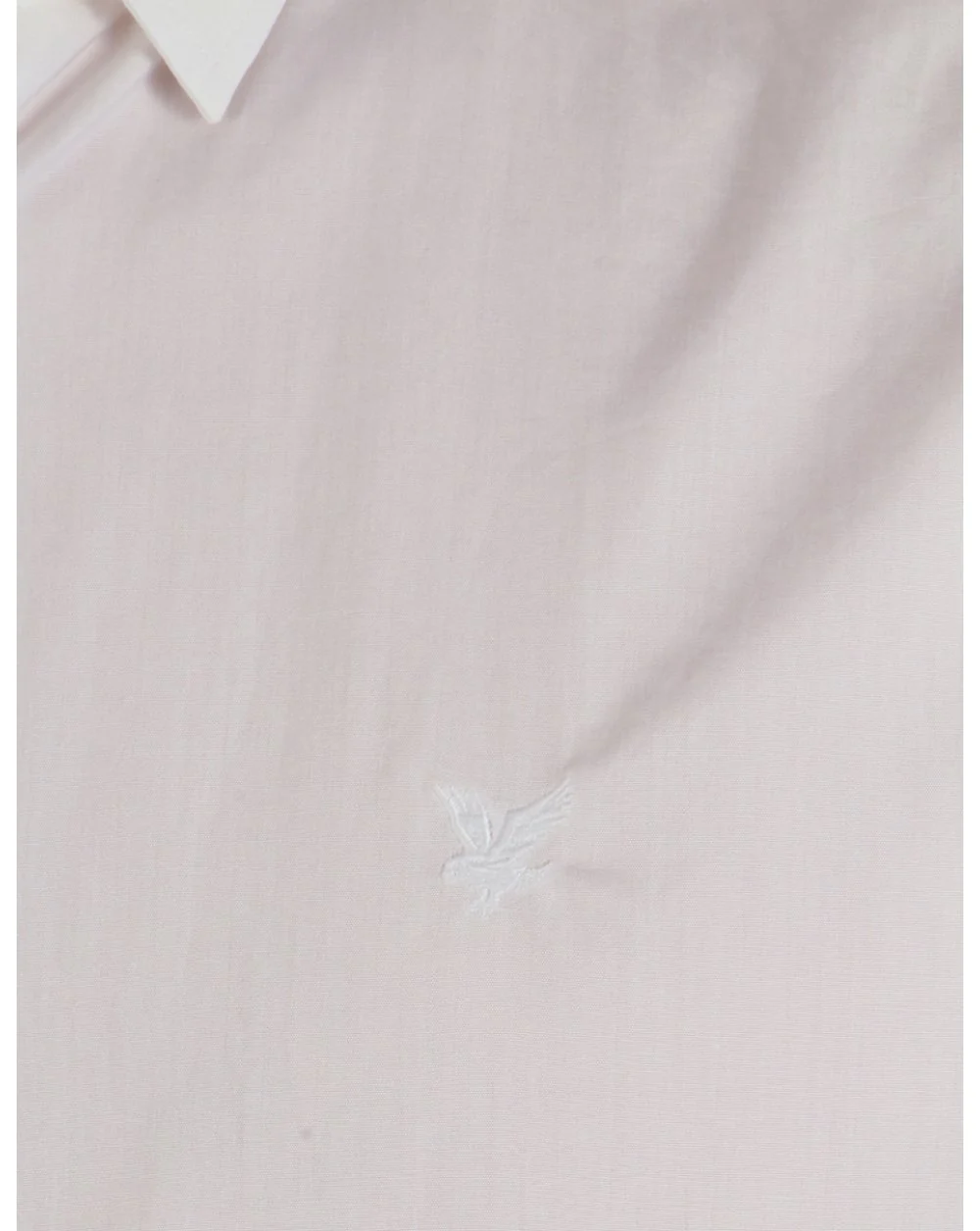 Lyle And Scott Tonal Badge L/s Poplin Shirt White - Image 3
