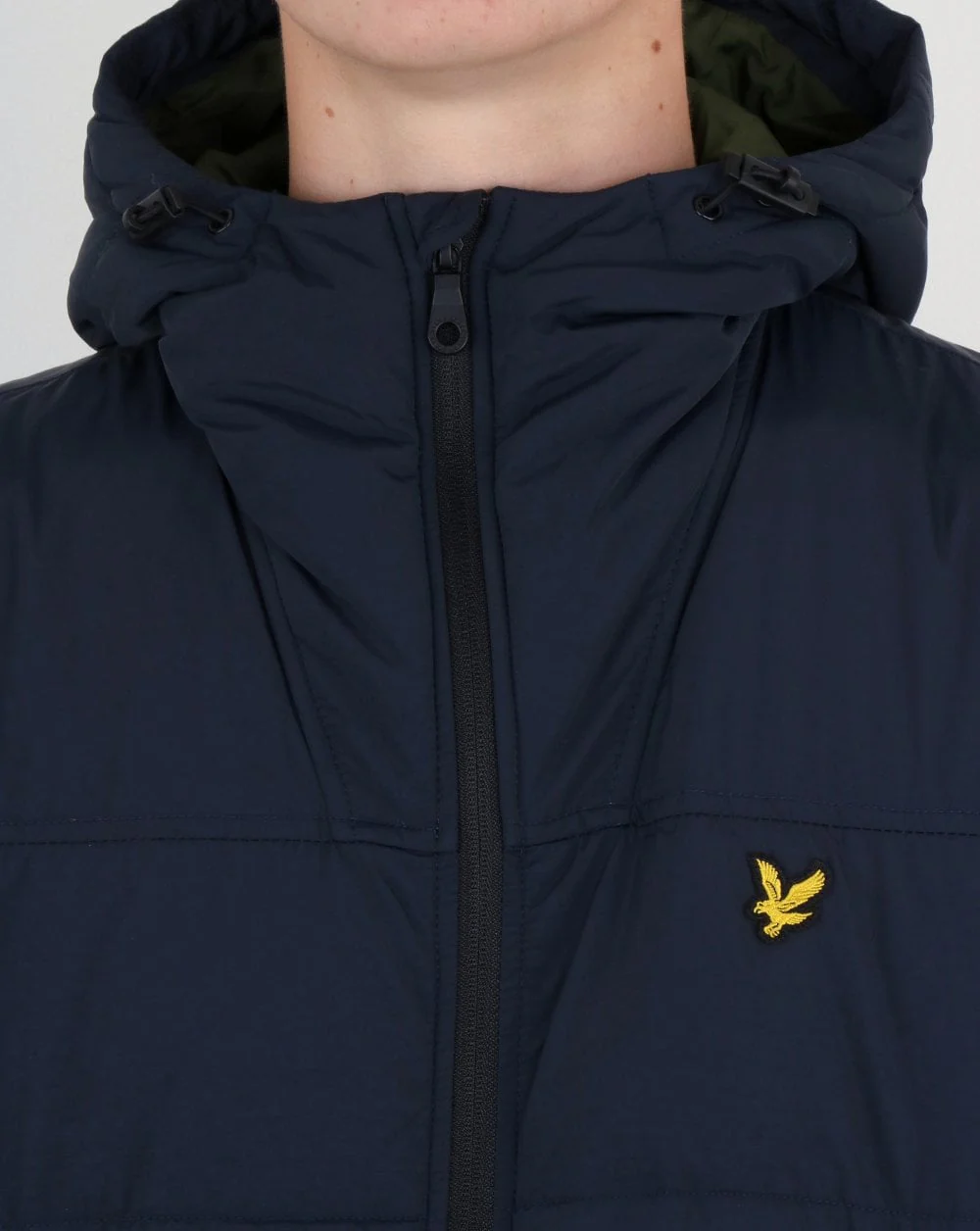 Lyle And Scott Wadded Jacket Dark Navy - Image 2