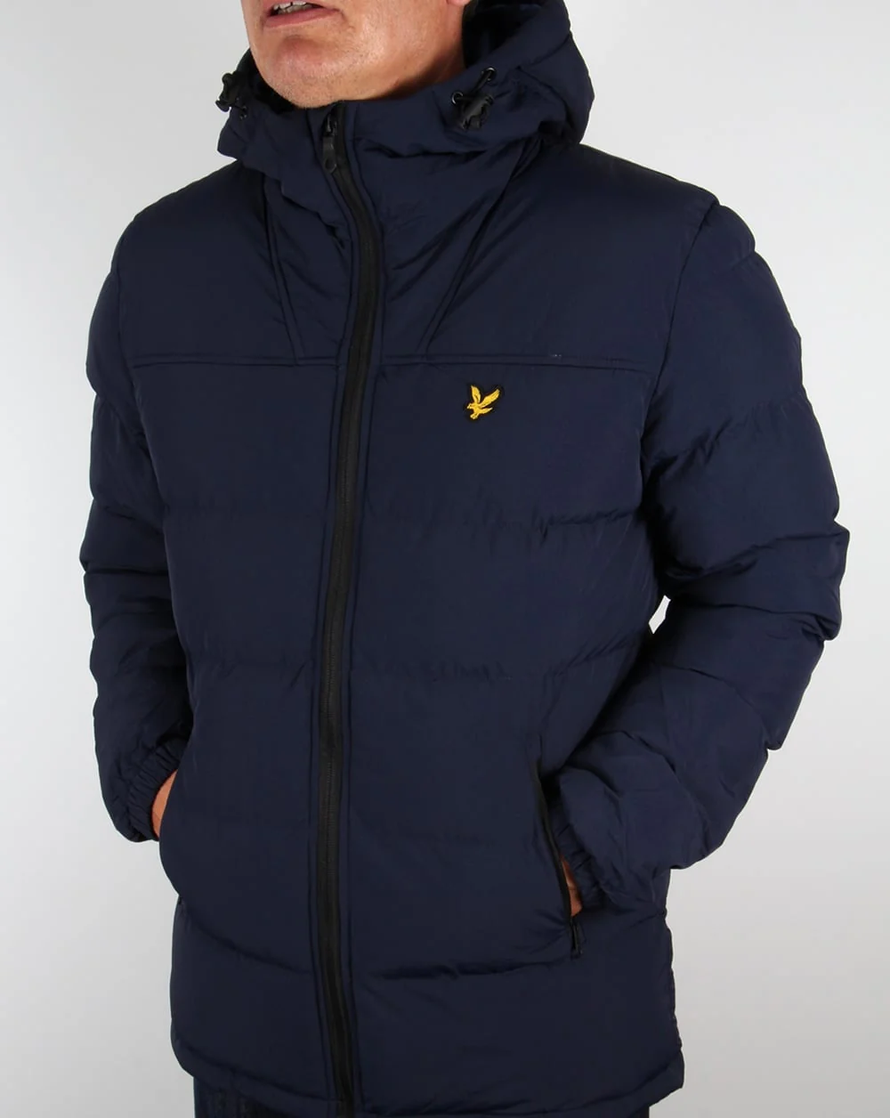 Lyle And Scott Wadded Jacket Navy
