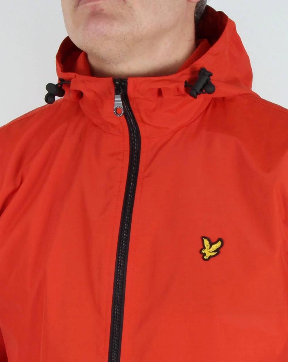 Lyle And Scott Zip Through Hooded Jacket True orange - Image 3