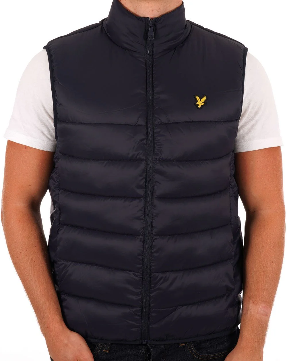 Lyle & Scott Baffle Gilet Dark Navy