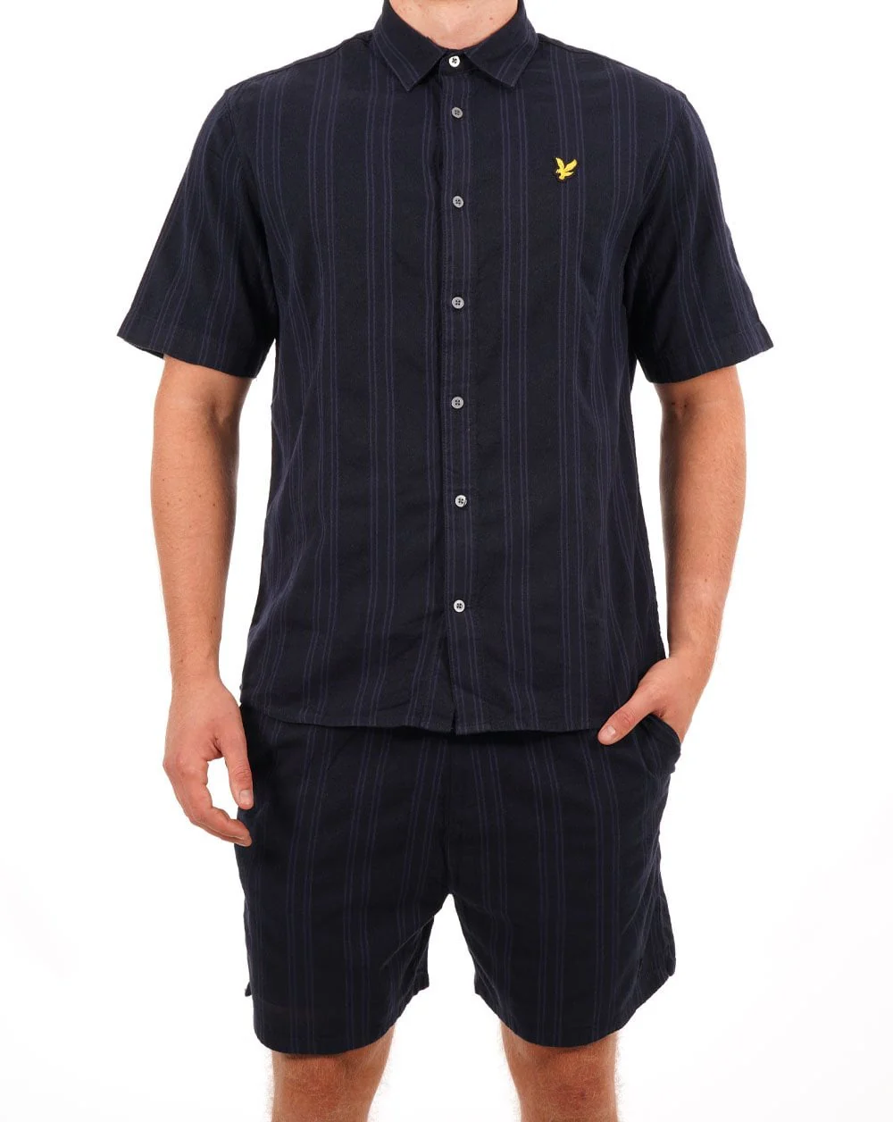Lyle & Scott Barre Short Dark Navy - Image 4